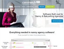 Tablet Screenshot of carematchpro.com